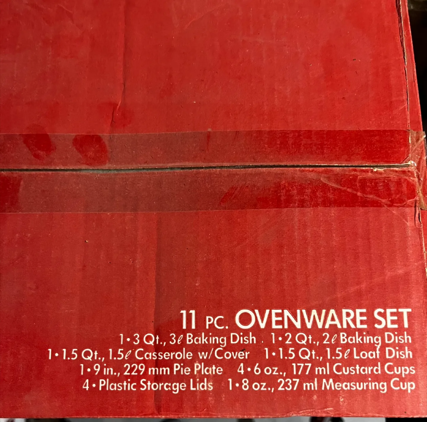 New Unopened Box Great Cooks 11-Piece Ovenware Set image indicator(2)