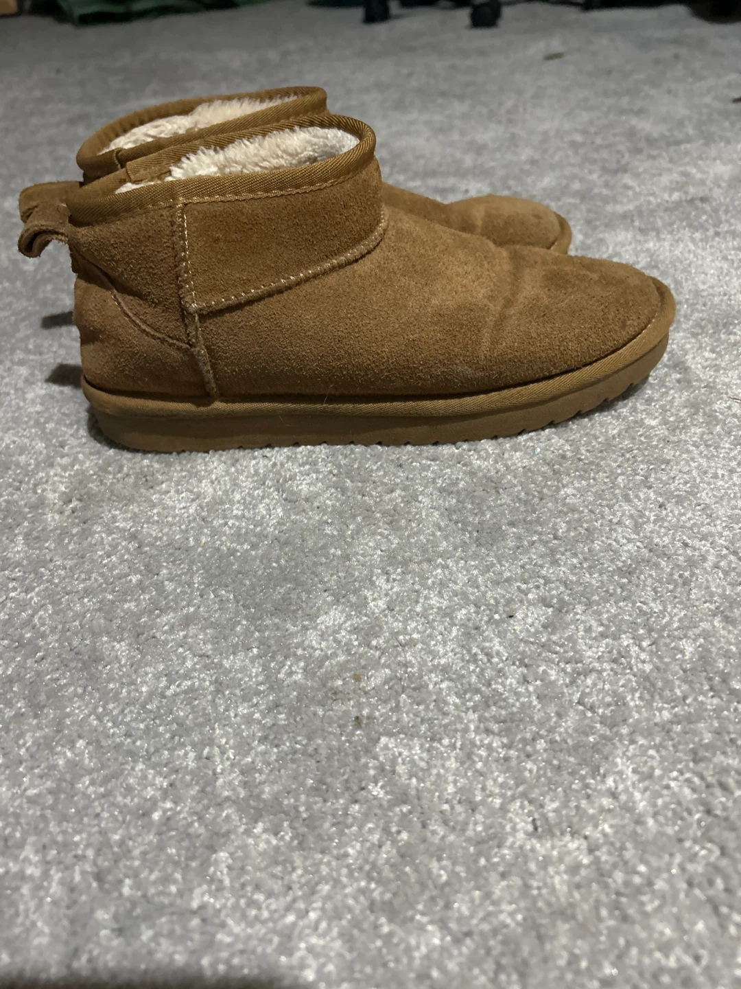 Brown Suede Ankle Boots