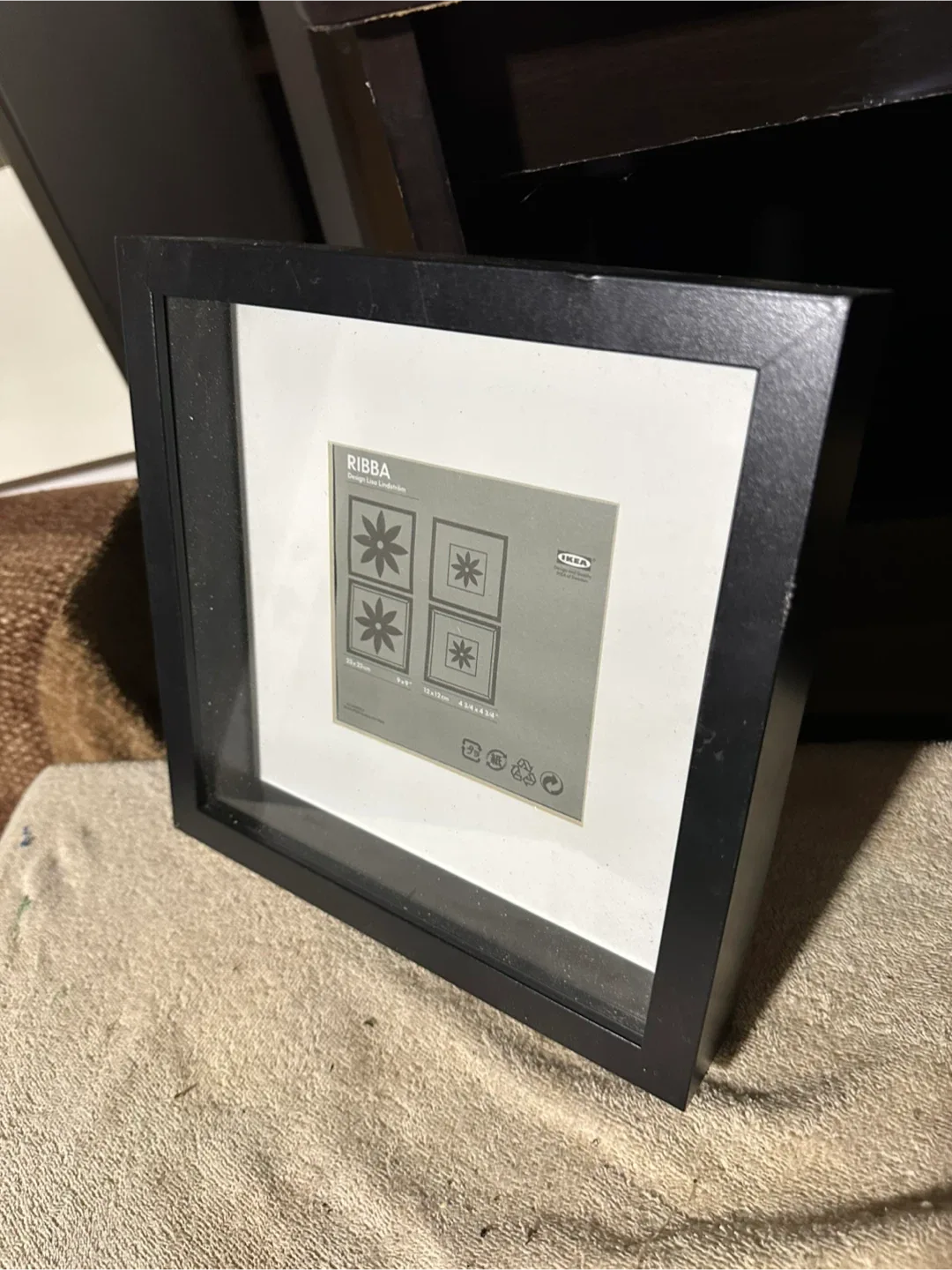 IKEA Ribba Frame - Black, 23x23 cm thumbnail