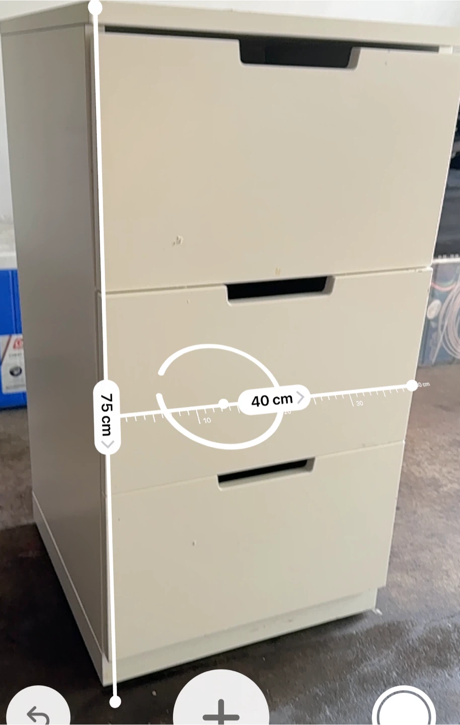 IKEA White Dresser - 40cm x 75cm - photo 2
