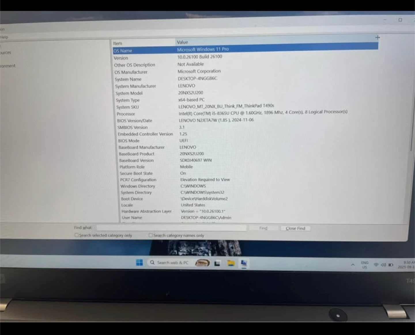 Lenovo Thinkpad T490s - photo 2