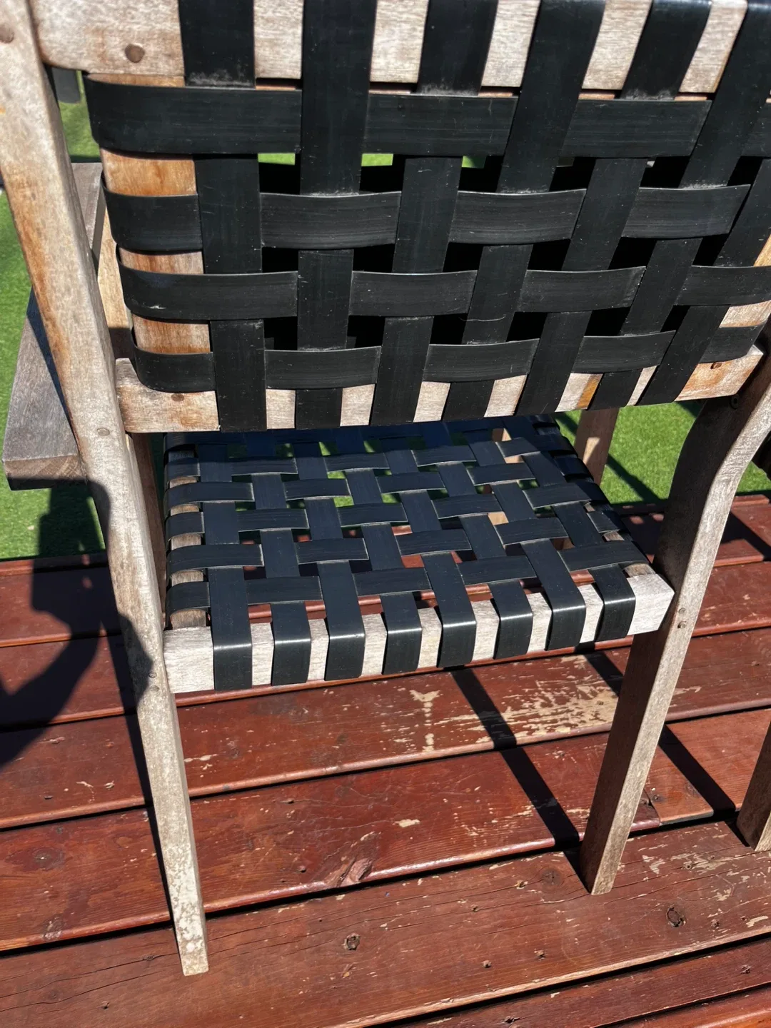 🥕Pair of outdoor wooden chairs image indicator(3)