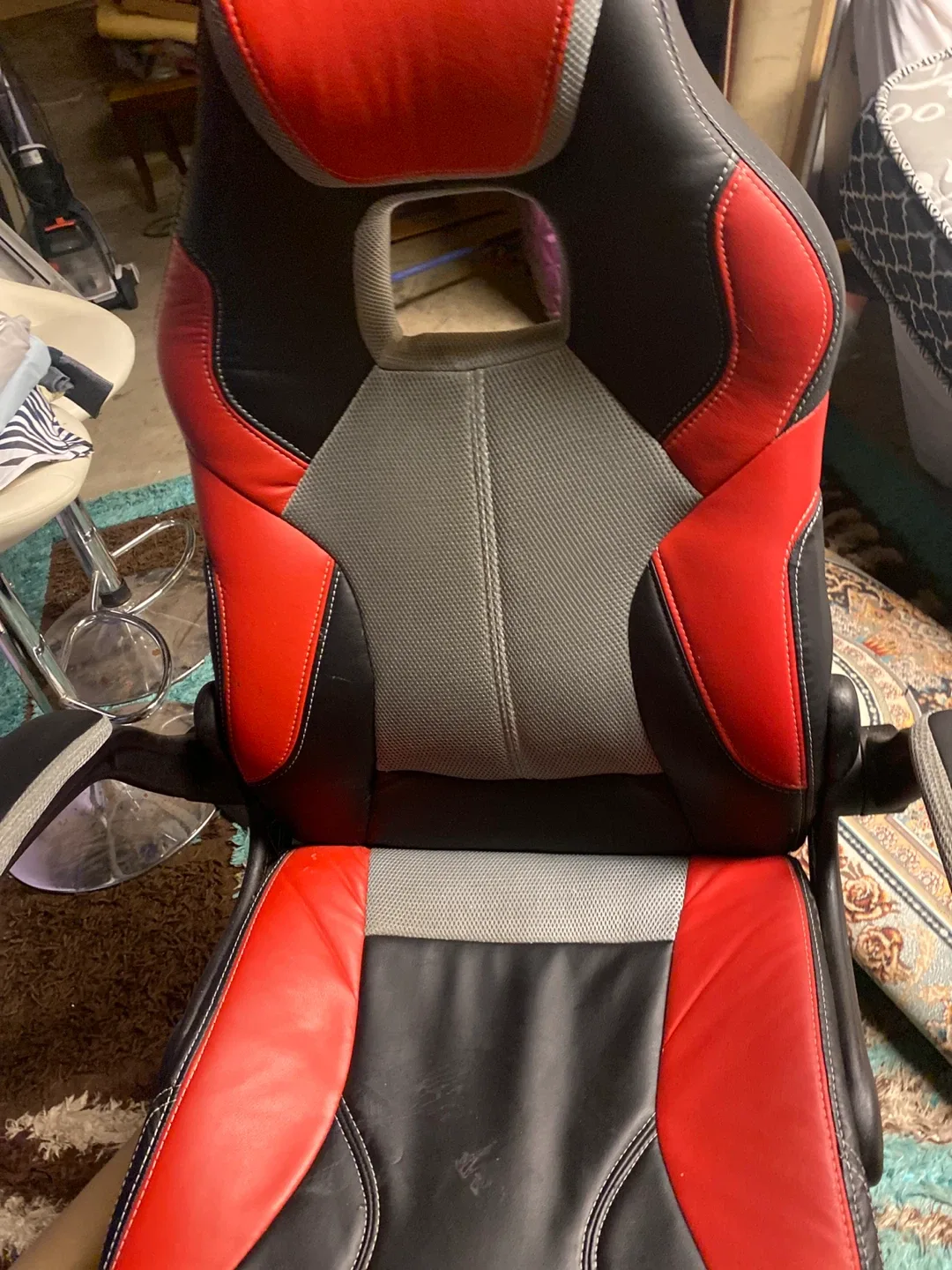 Red and Black Gaming Chair image indicator(4)