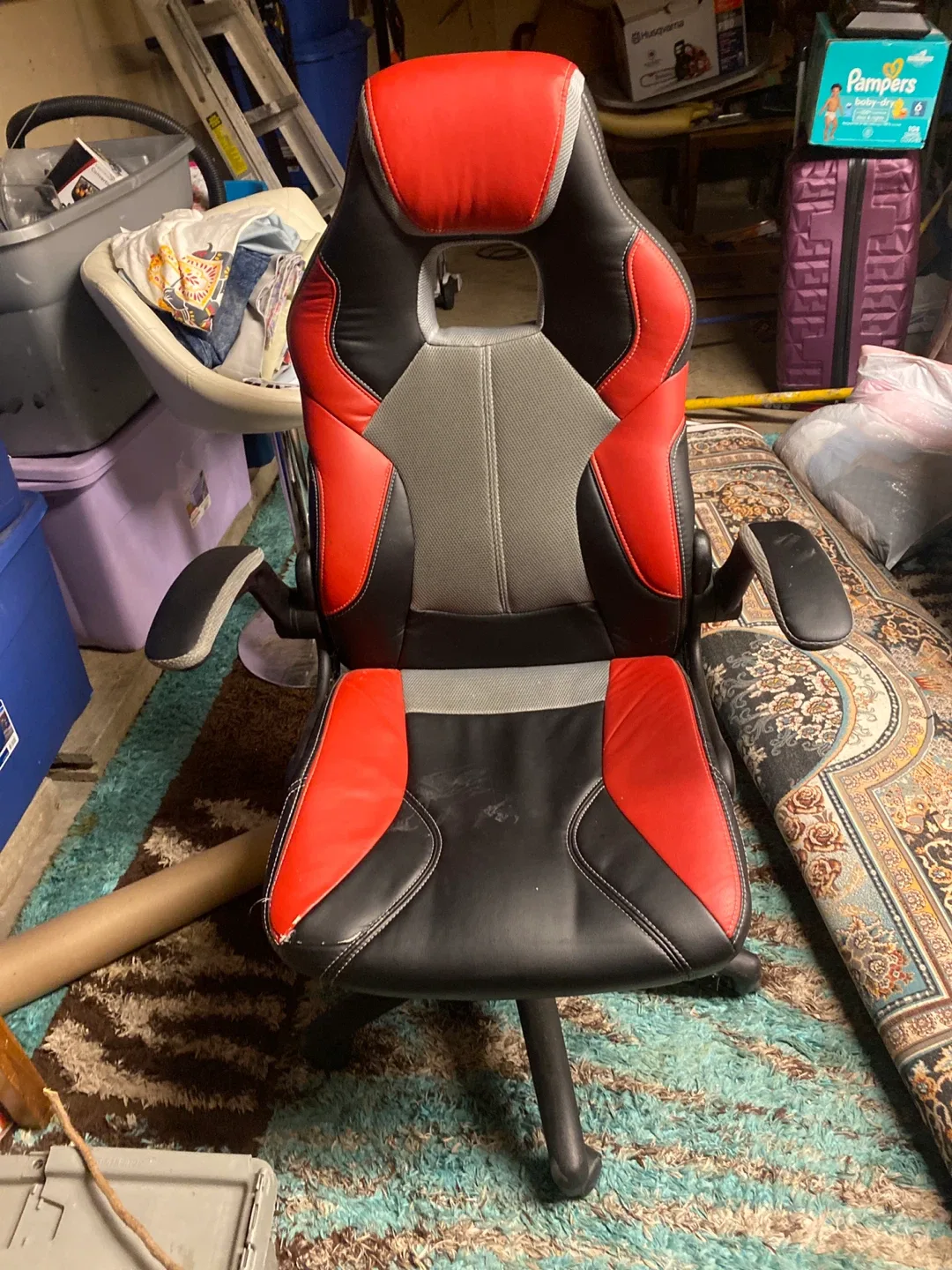 Red and Black Gaming Chair image indicator(2)