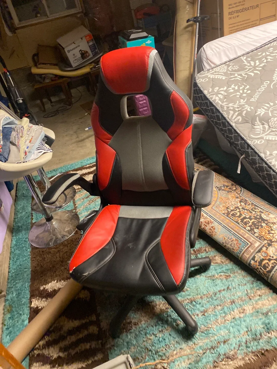 Red and Black Gaming Chair image indicator(5)