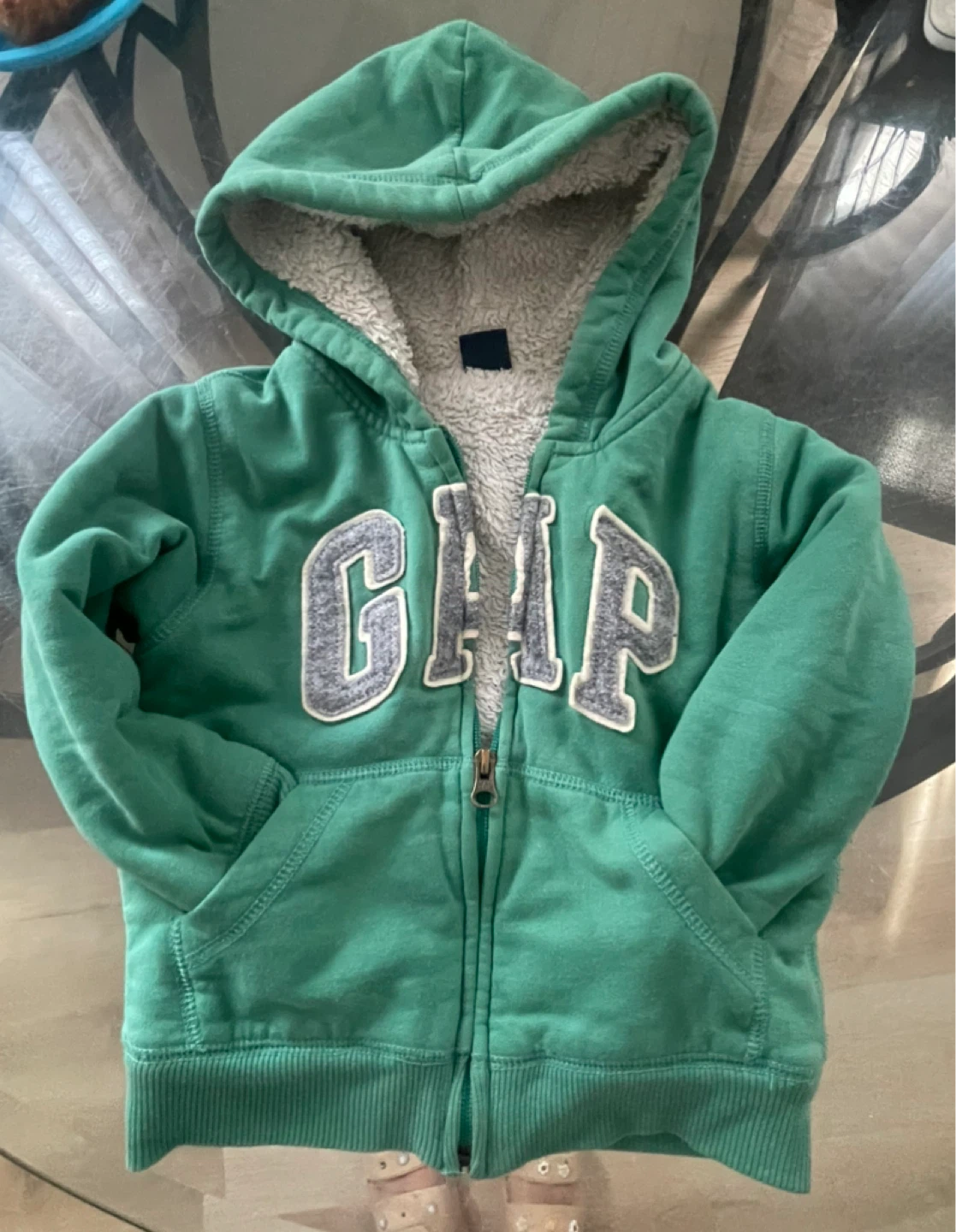 GAP Kids Sherpa-Lined Hoodie