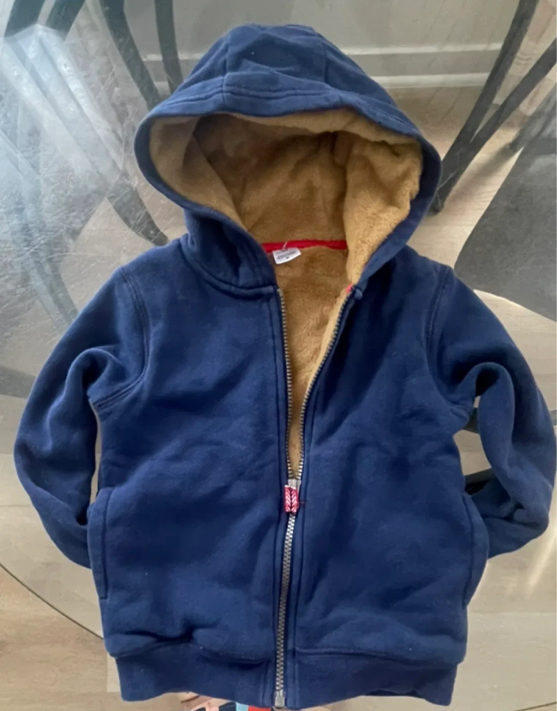 GAP Kids Sherpa-Lined Hoodie image indicator(2)