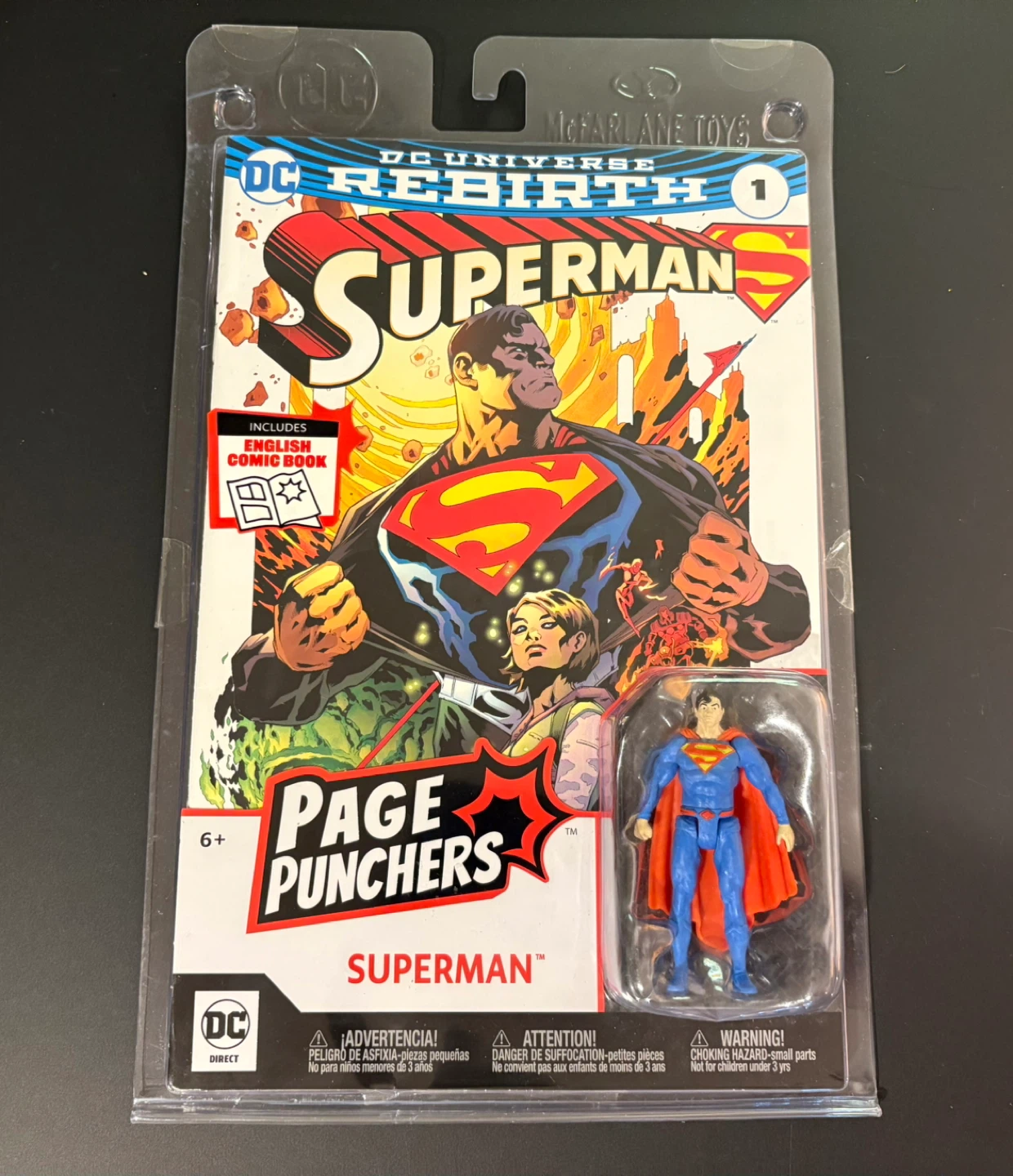 DC Superman Page Punchers Action Figure