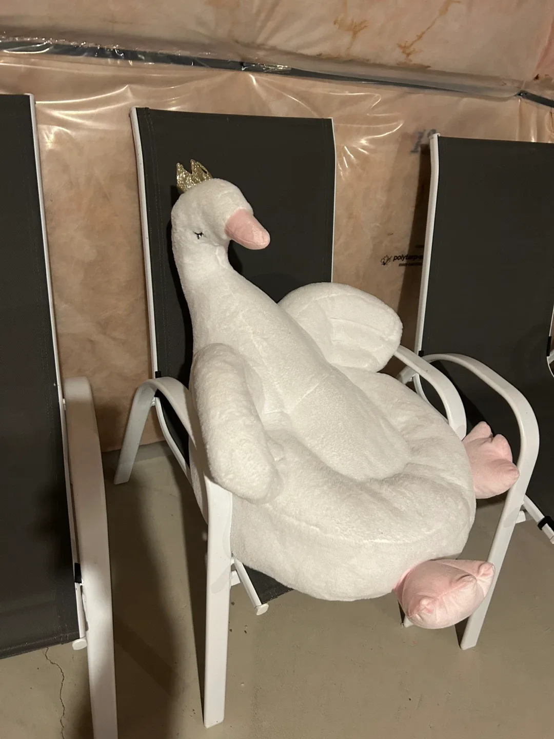Swan Princess Plush Chair thumbnail