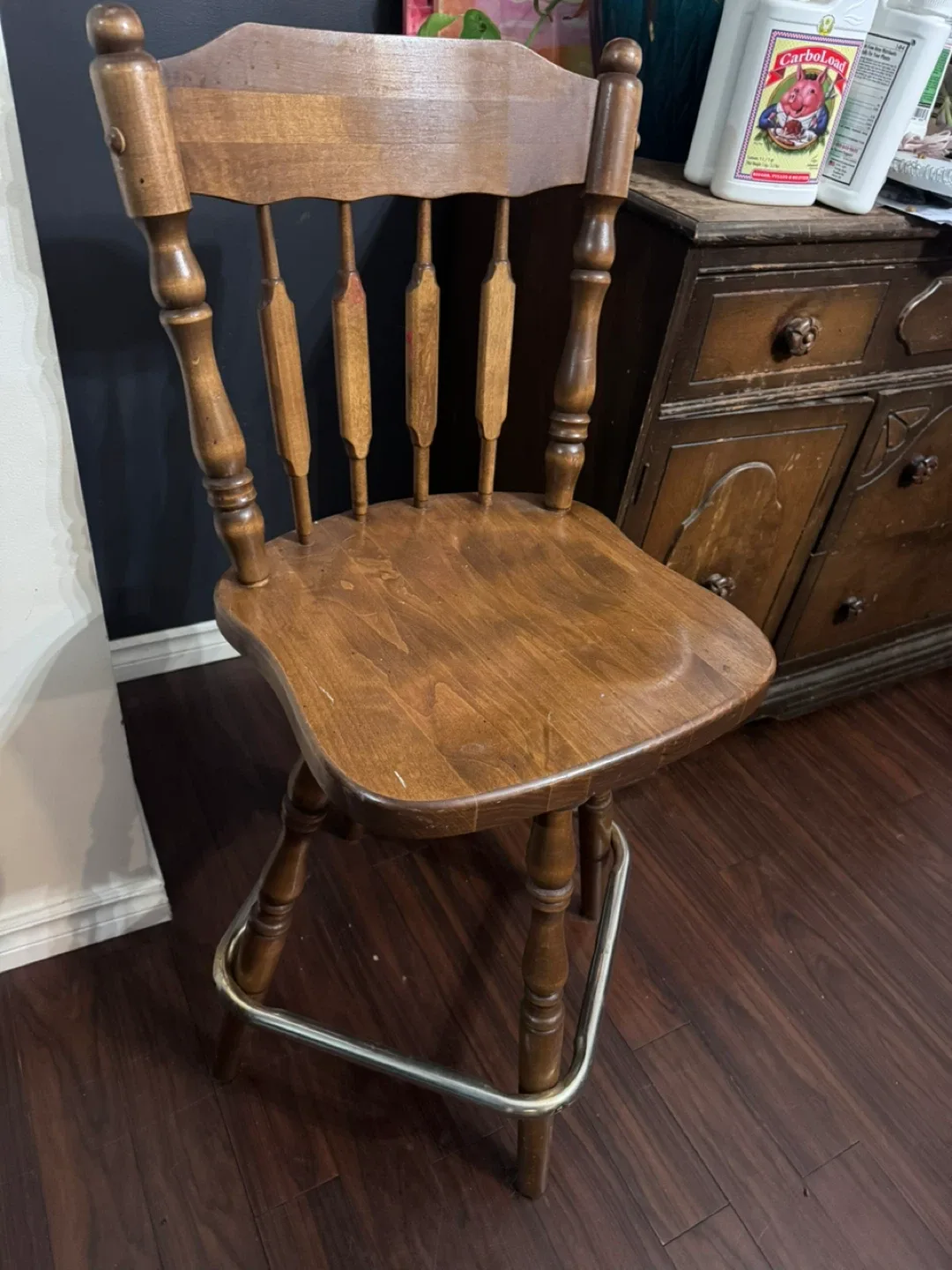 Wooden Bar Stool image indicator(2)