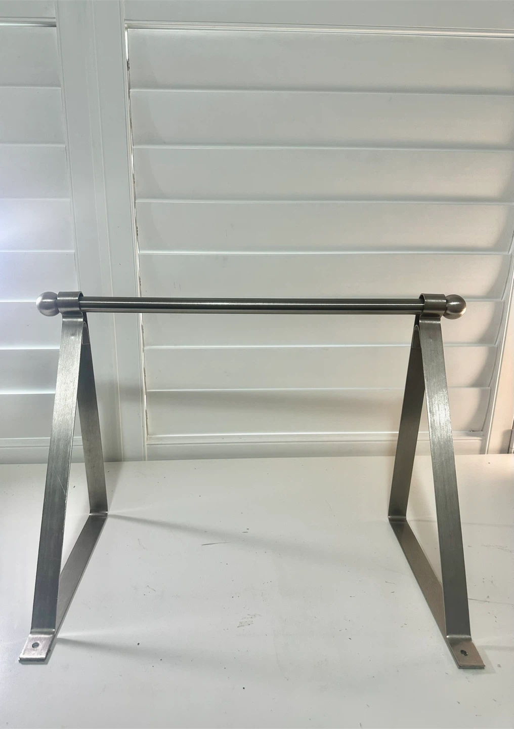 Metal Gray Multipurpose Wall Rack