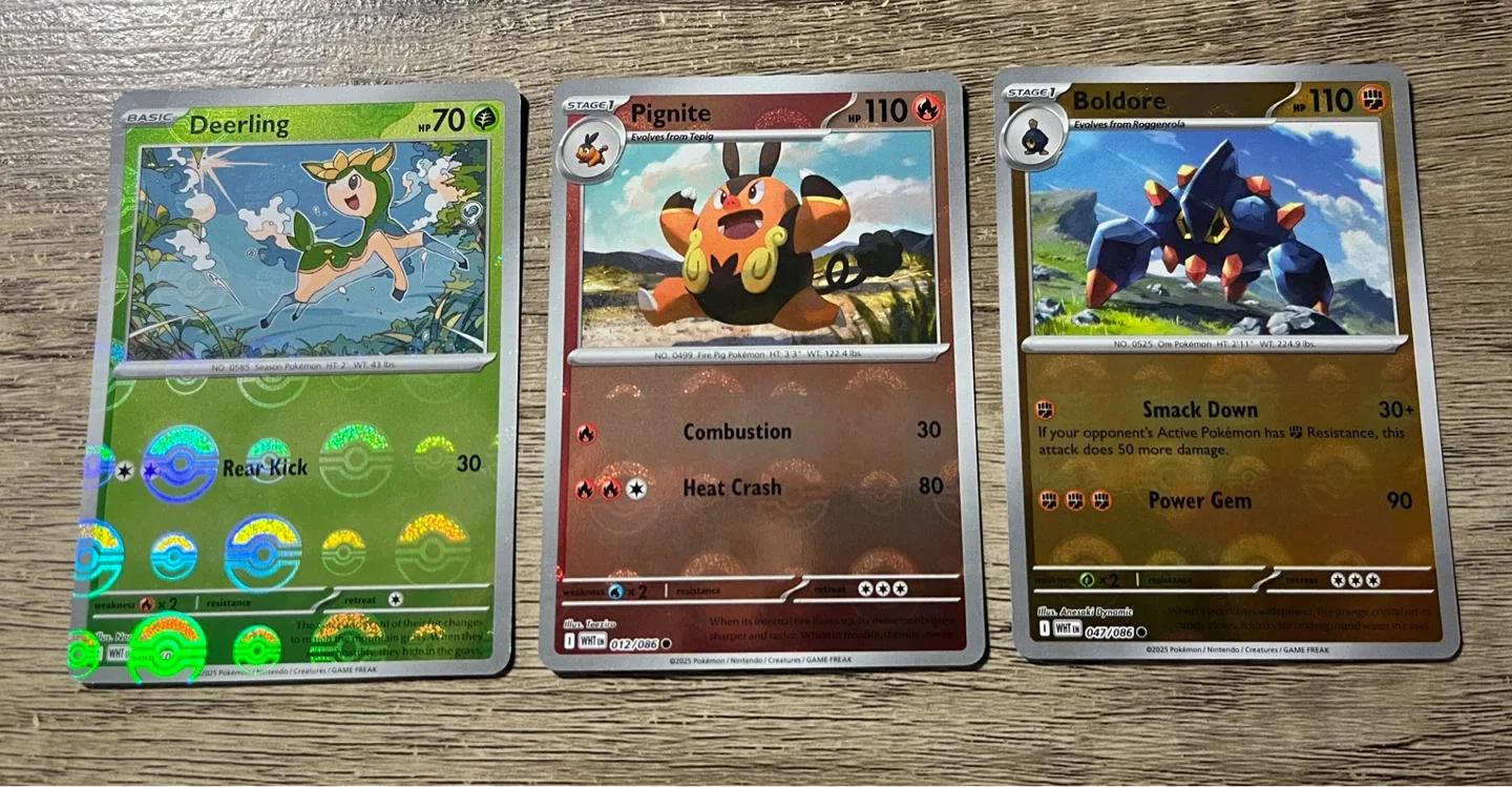 Pokemon Pokeball Reverse Holo Cards thumbnail