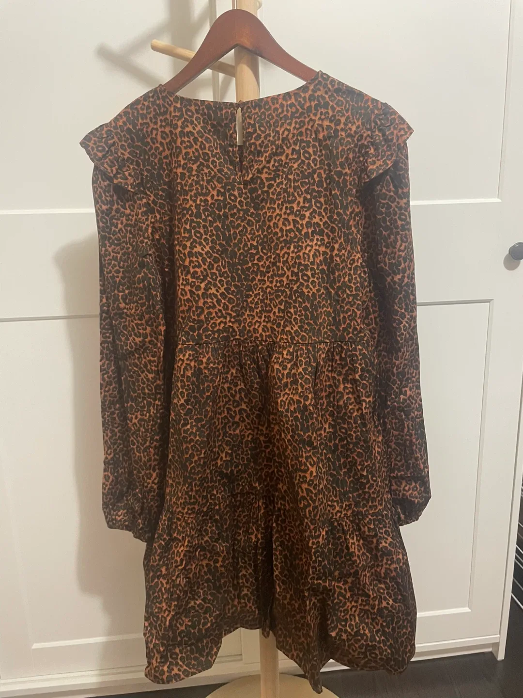 WAYF Leopard Print Dress - Size Small image indicator(5)