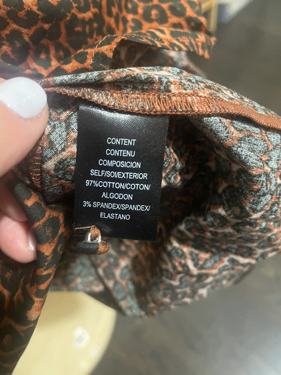 WAYF Leopard Print Dress - Size Small image indicator(8)