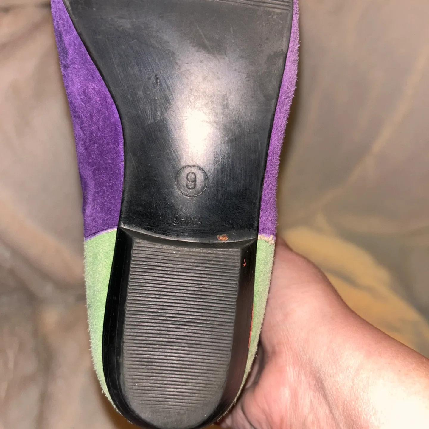 Colourful Suede Knee High Boots - Size 9 image indicator(6)