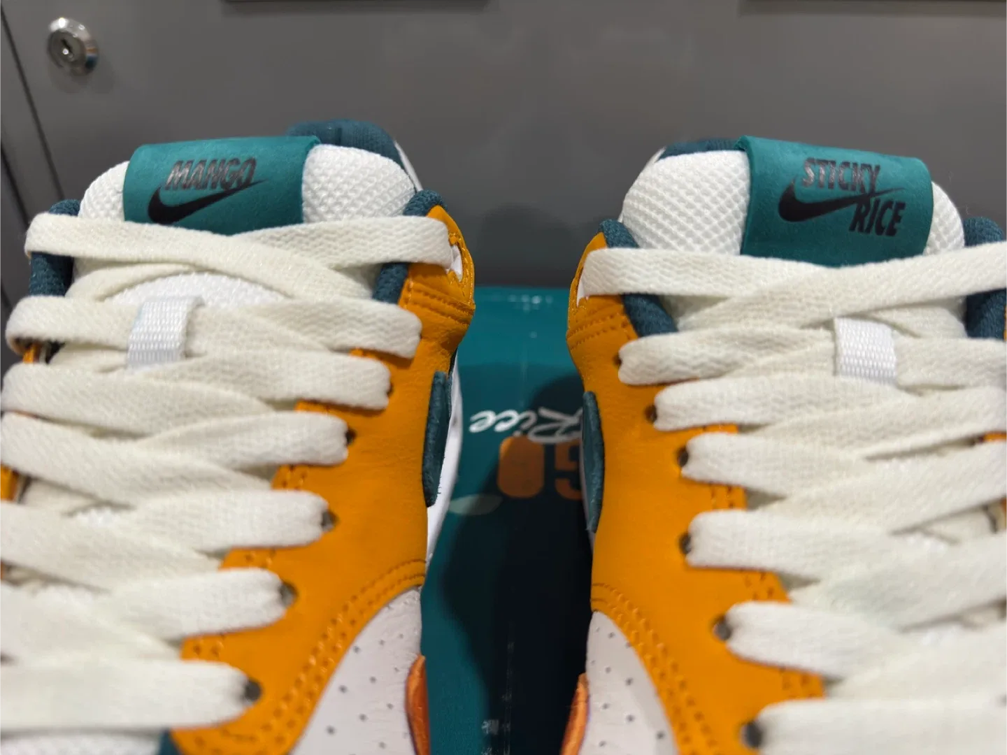 Nike Air Max 1 Custom x Mango Sticky Rice - Men’s Size 9.5 image indicator(6)