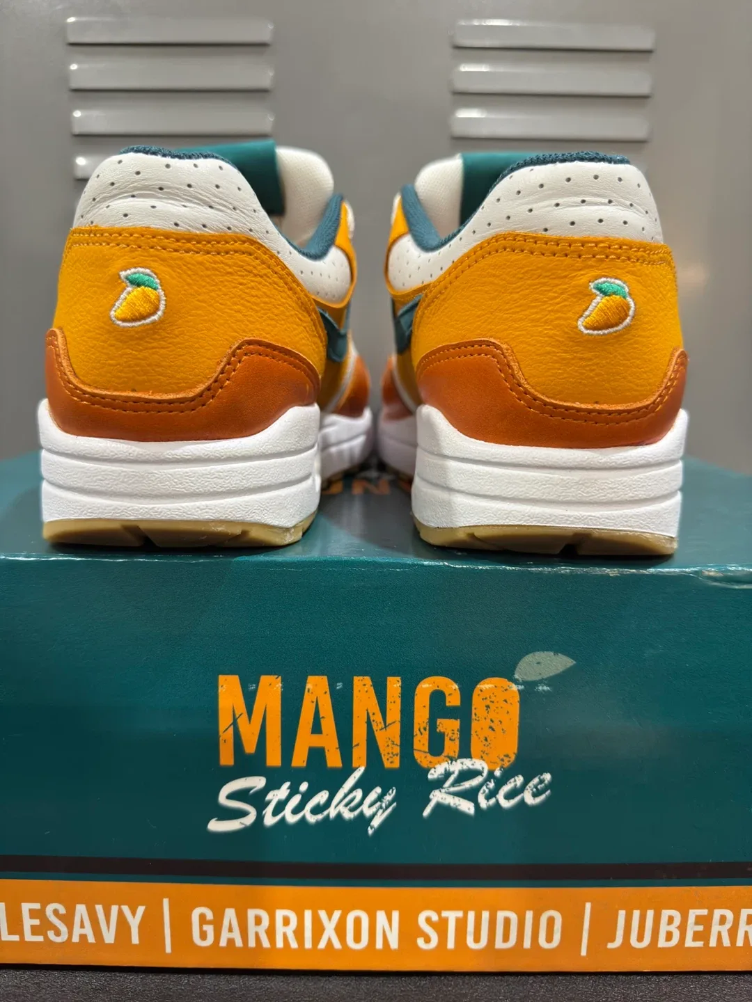 Nike Air Max 1 Custom x Mango Sticky Rice - Men’s Size 9.5 image indicator(3)