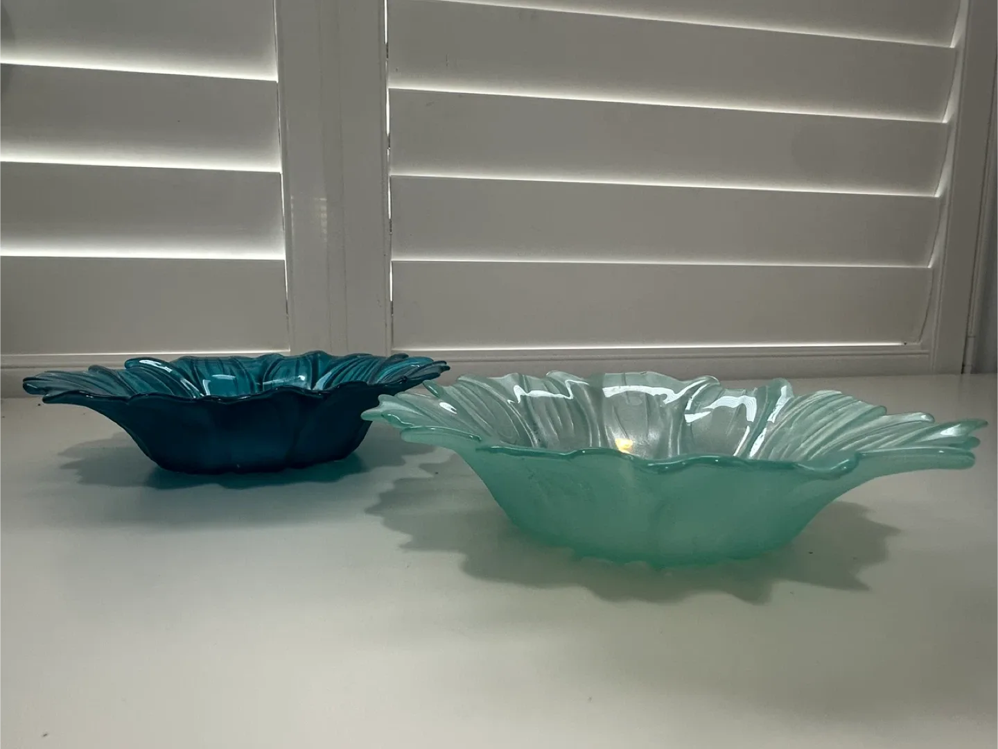 Blue Decorative Floral Bowl x2 Set image indicator(2)