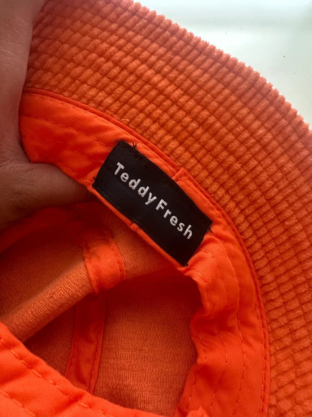 Teddy Fresh Orange Corduroy Bucket Hat image indicator(2)