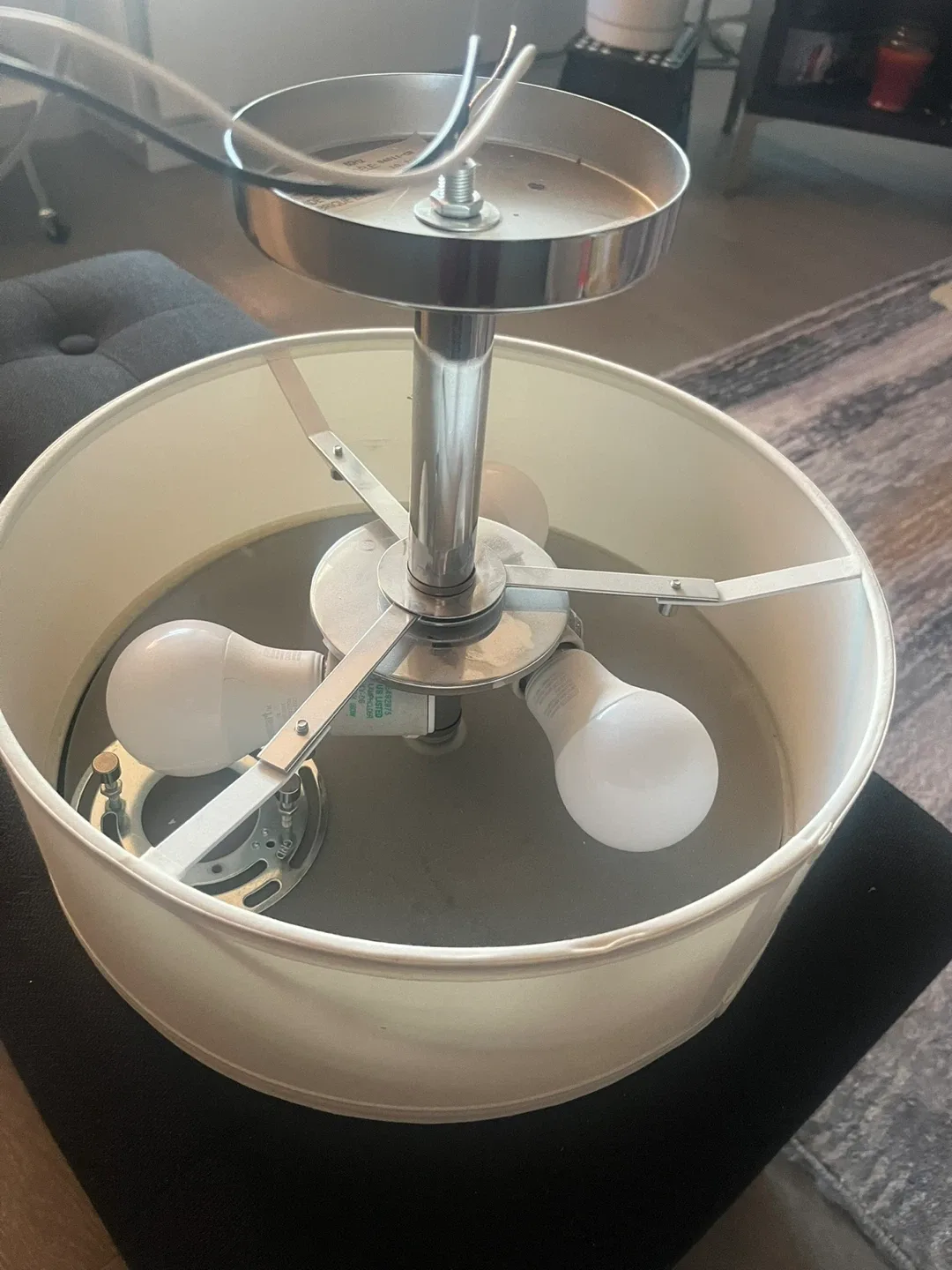 Drum ceiling light fixtures (priced per item, 2 available) image indicator(2)