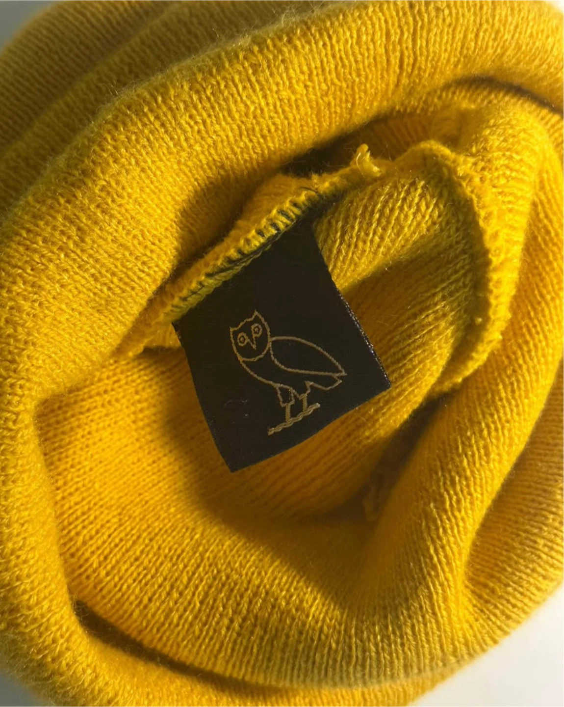 OVO Yellow Beanie - Acrylic - photo 2