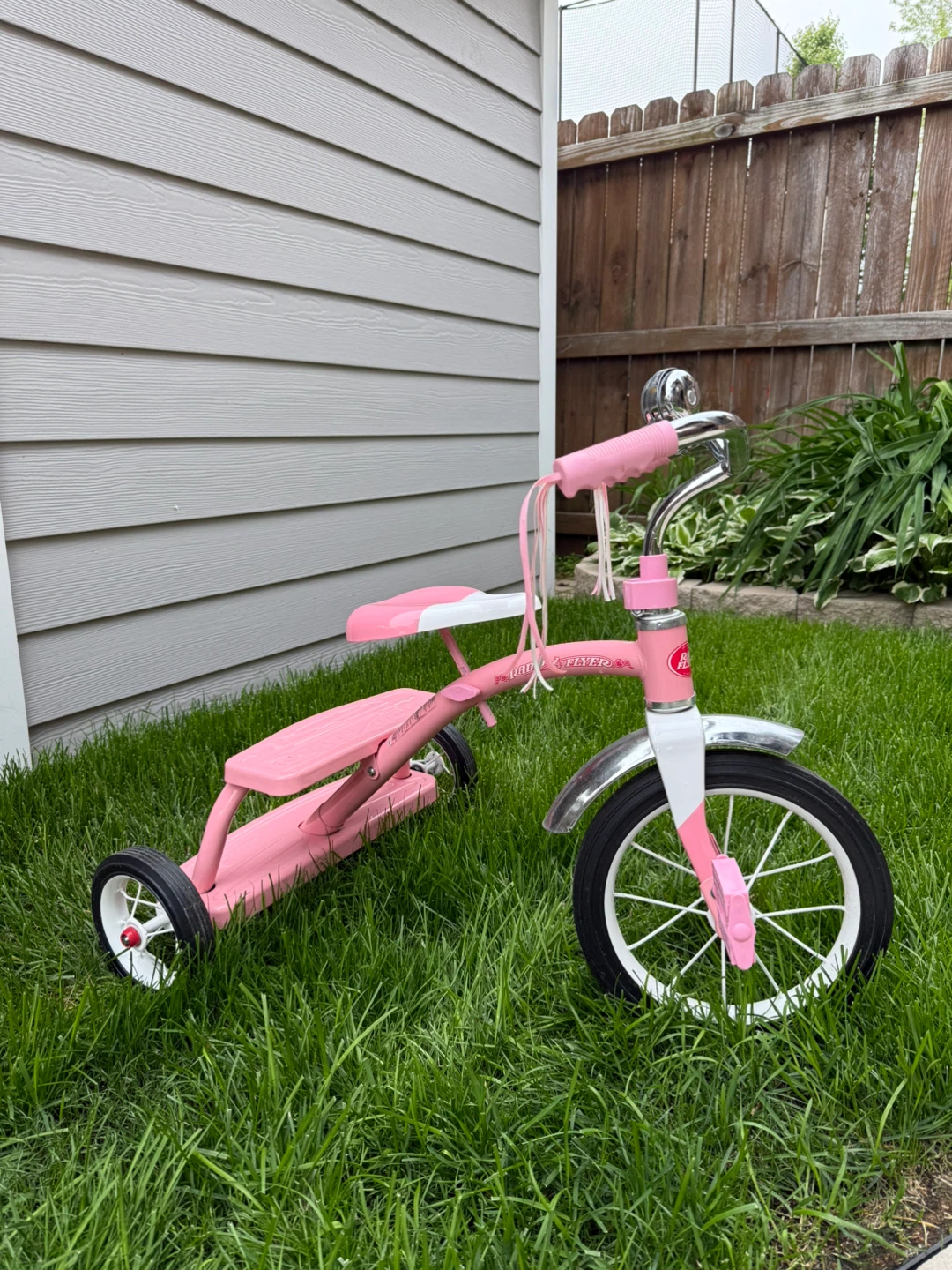 Radio Flyer Classic Pink Dual Deck Tricycle