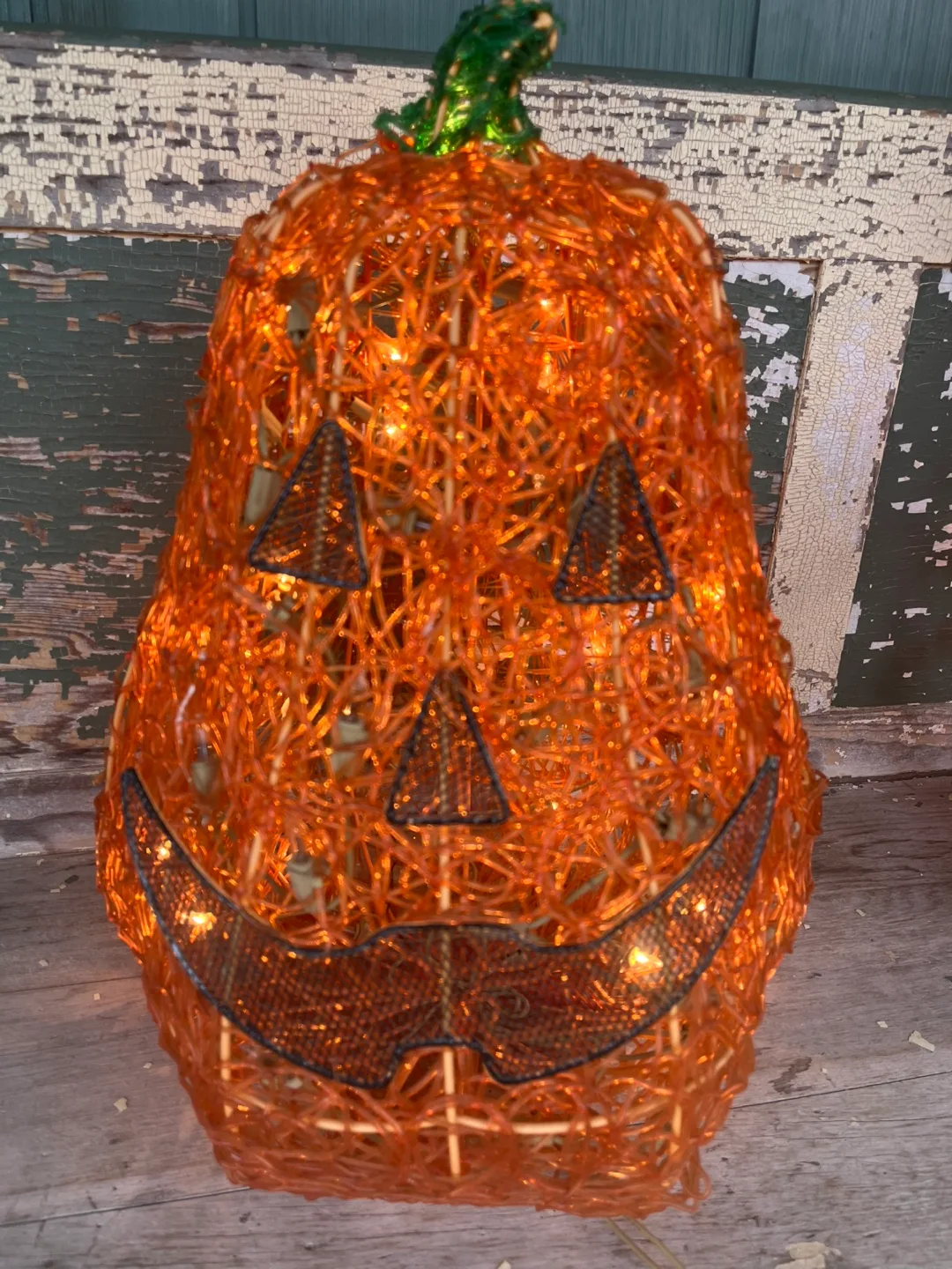 Orange Lighted Jack O'Lantern Decor thumbnail