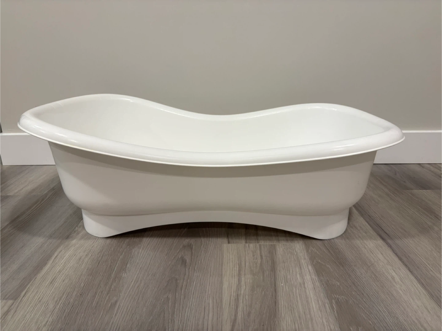 White Baby Bathtub with mesh insert - photo 3