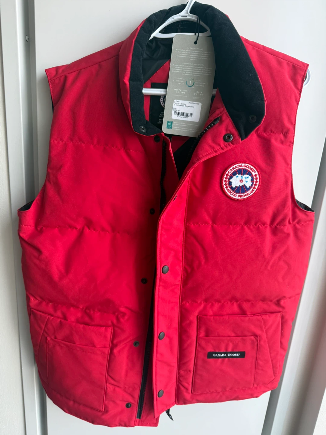 Canada Goose Freestyle Crew Vest - Red - Size M - photo 4