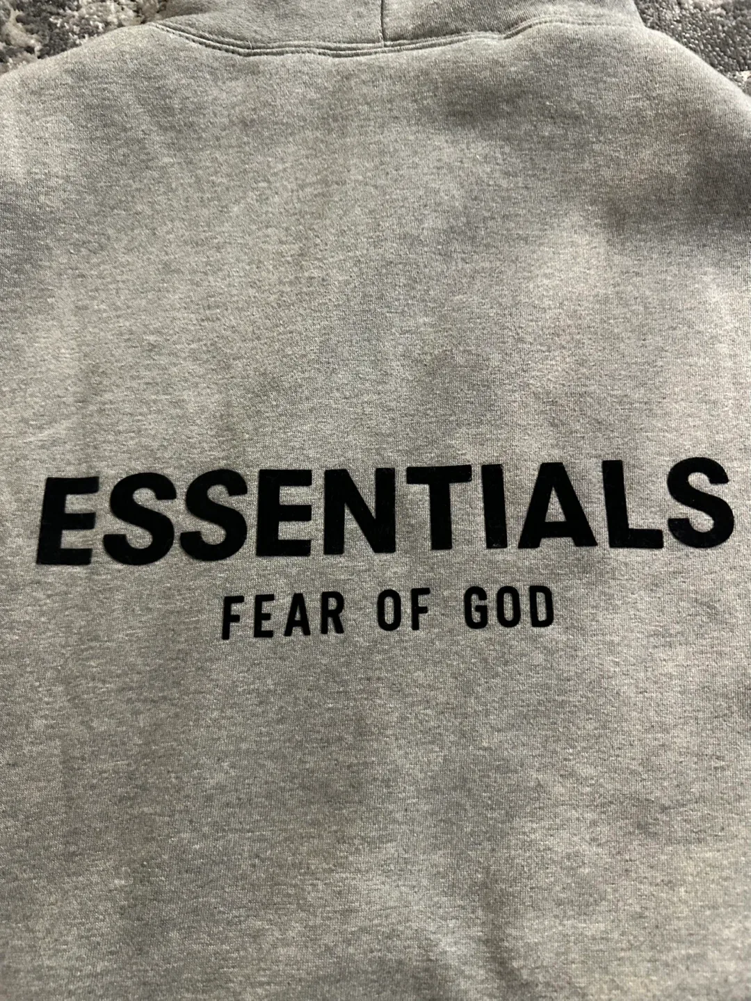 Essentials Fear of God Grey Hoodie image indicator(6)