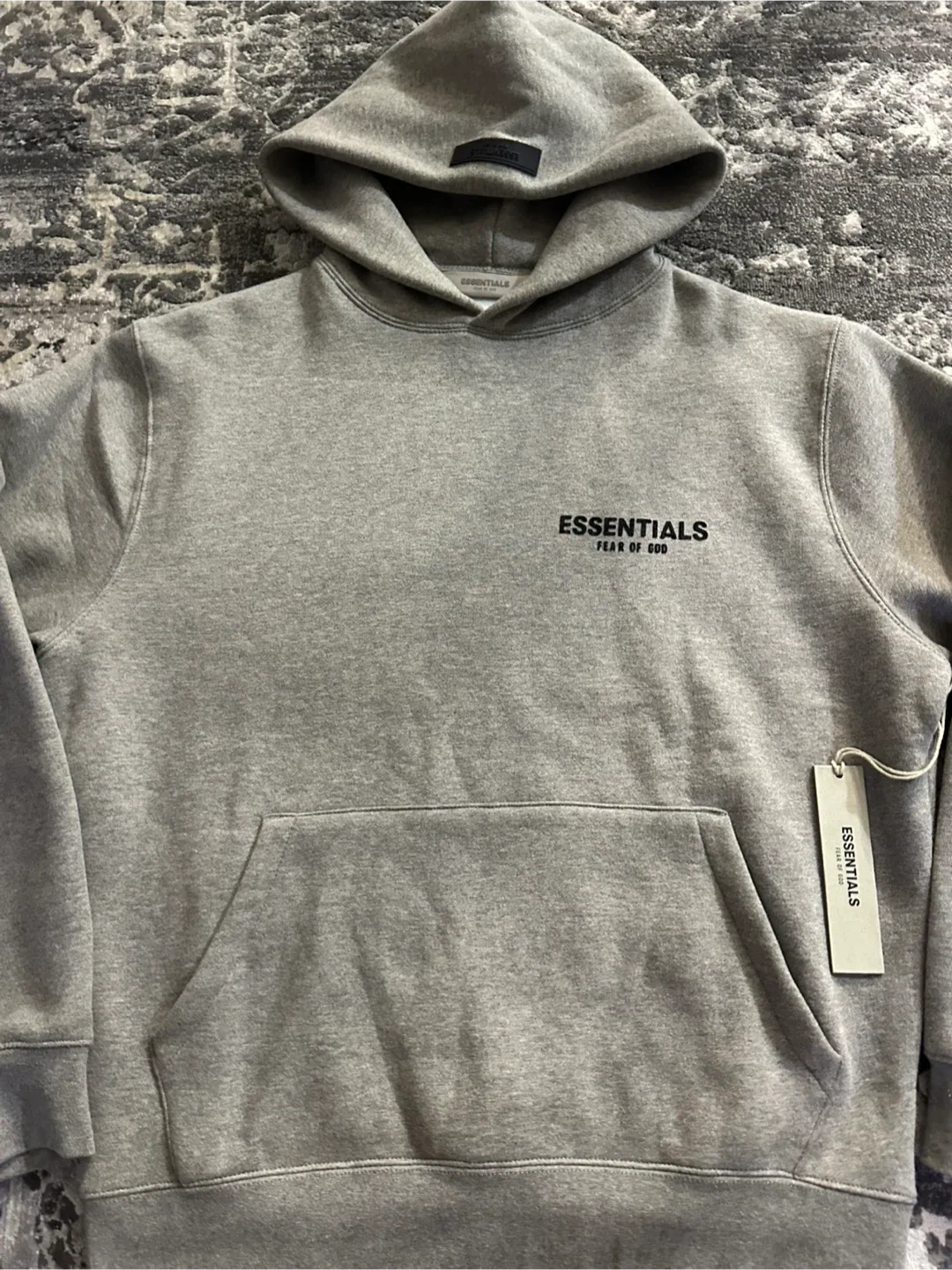 Essentials Fear of God Grey Hoodie image indicator(4)