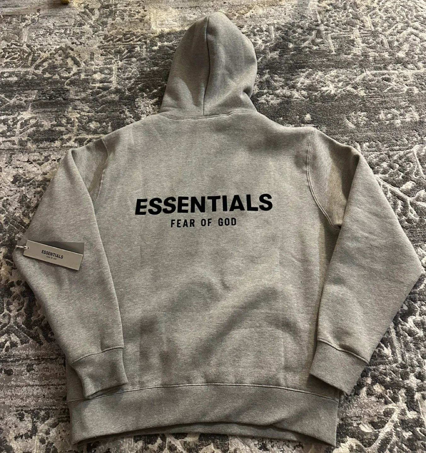 Essentials Fear of God Grey Hoodie image indicator(5)