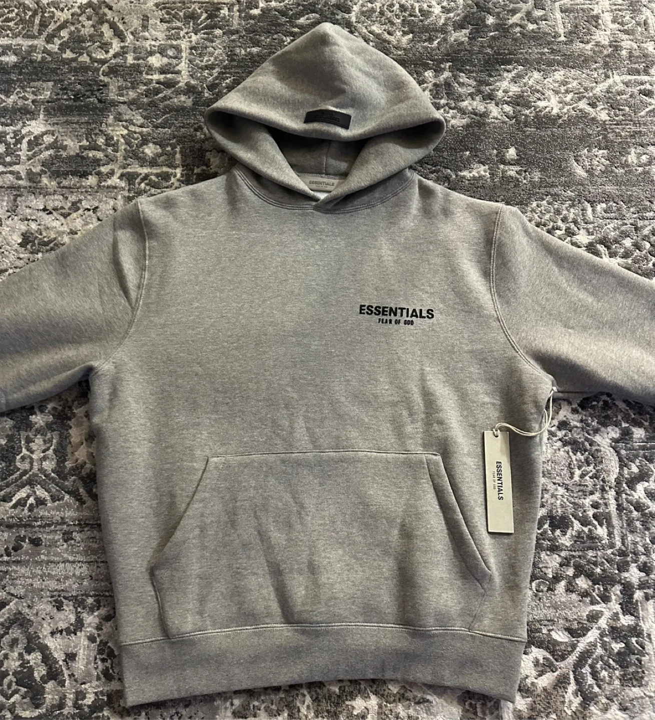 Essentials Fear of God Grey Hoodie image indicator(2)