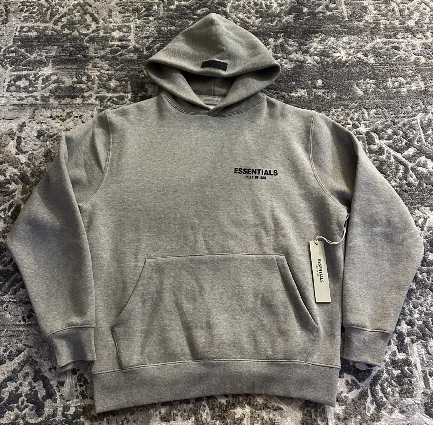 Essentials Fear of God Grey Hoodie image indicator(3)