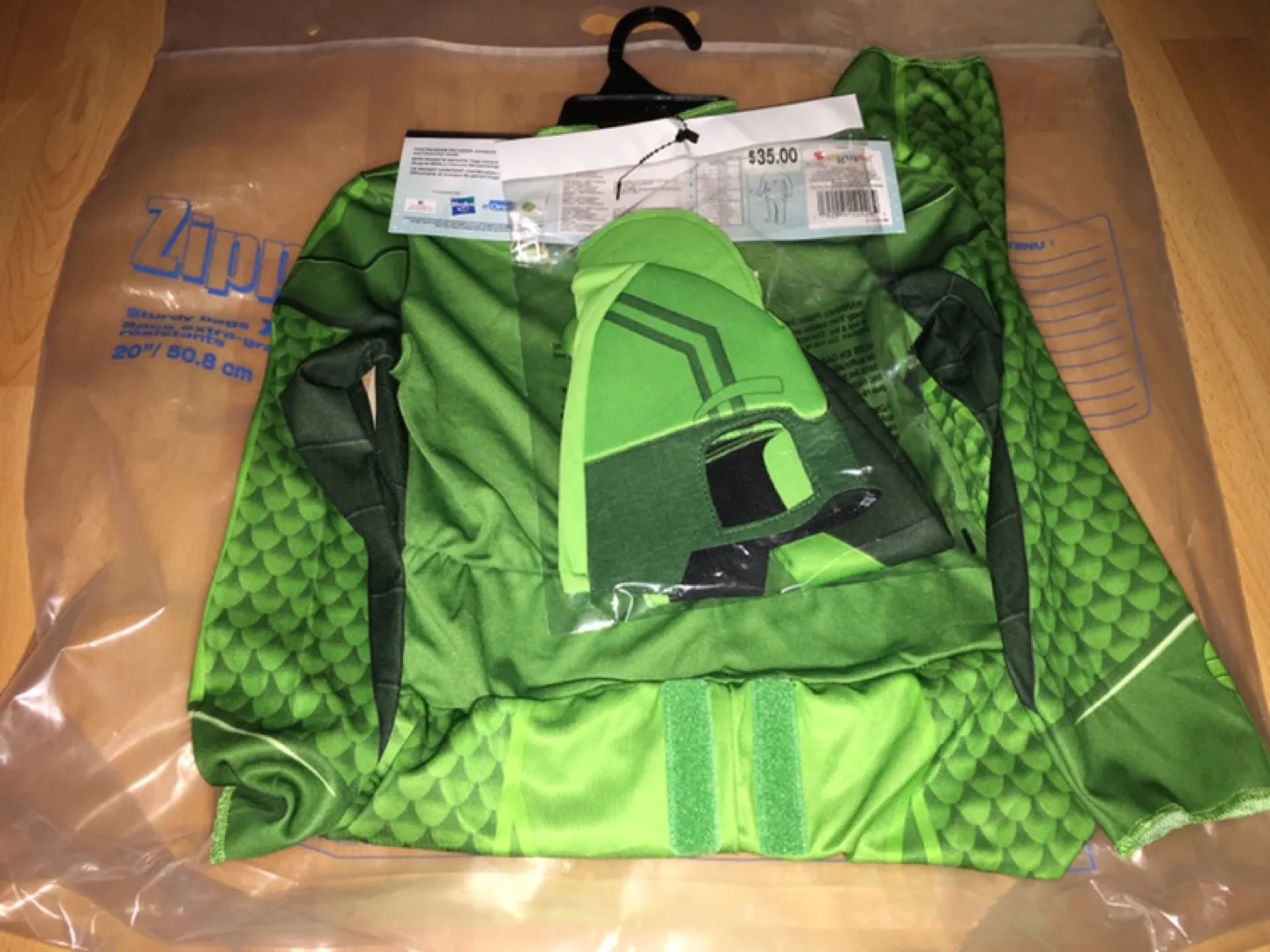 Brand New - Size M (3T-4T) PJ Masks Gekko Costume image indicator(2)