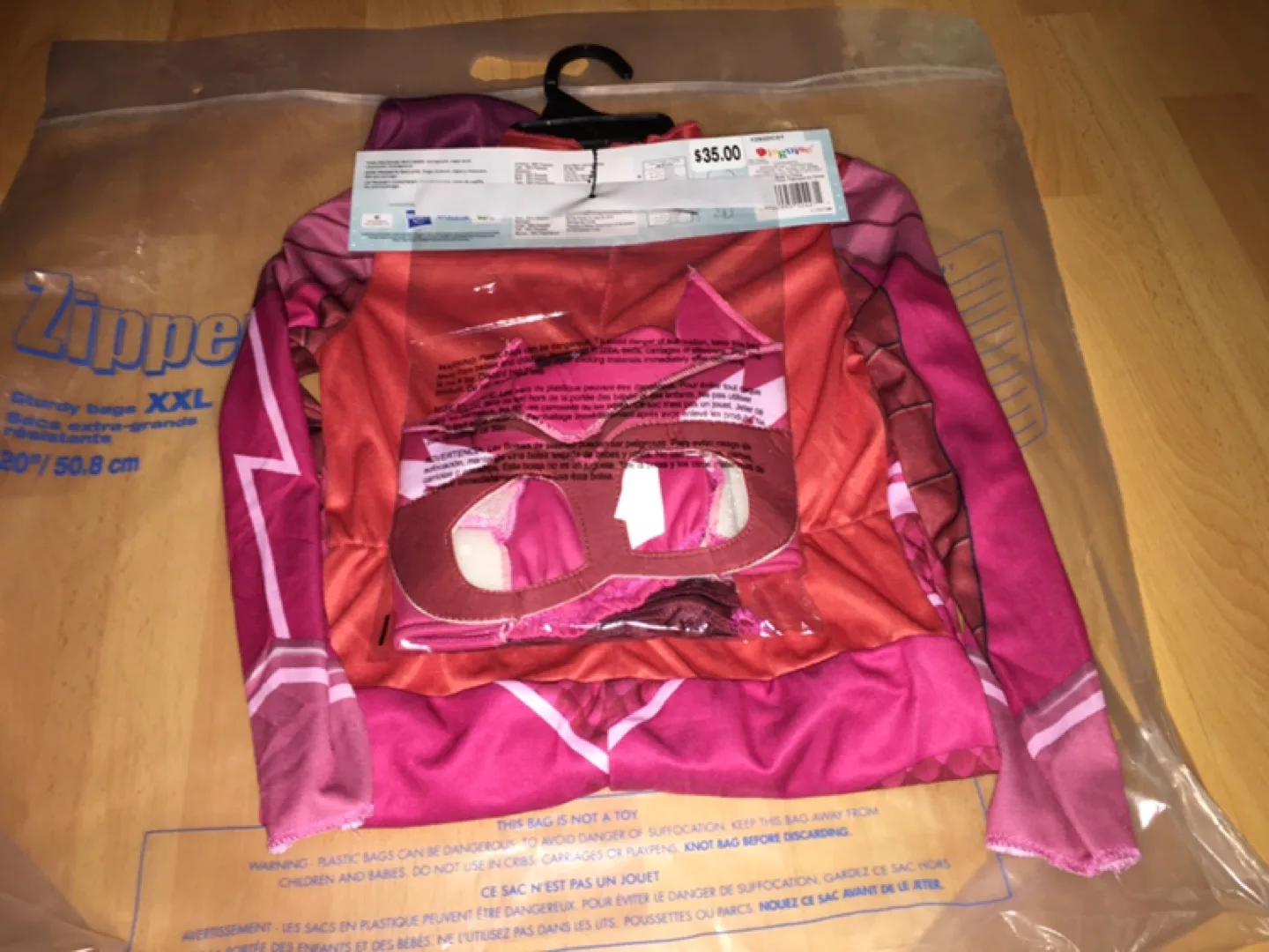 Brand New - Size M (3T-4T) PJ Masks Owlette Costume image indicator(2)