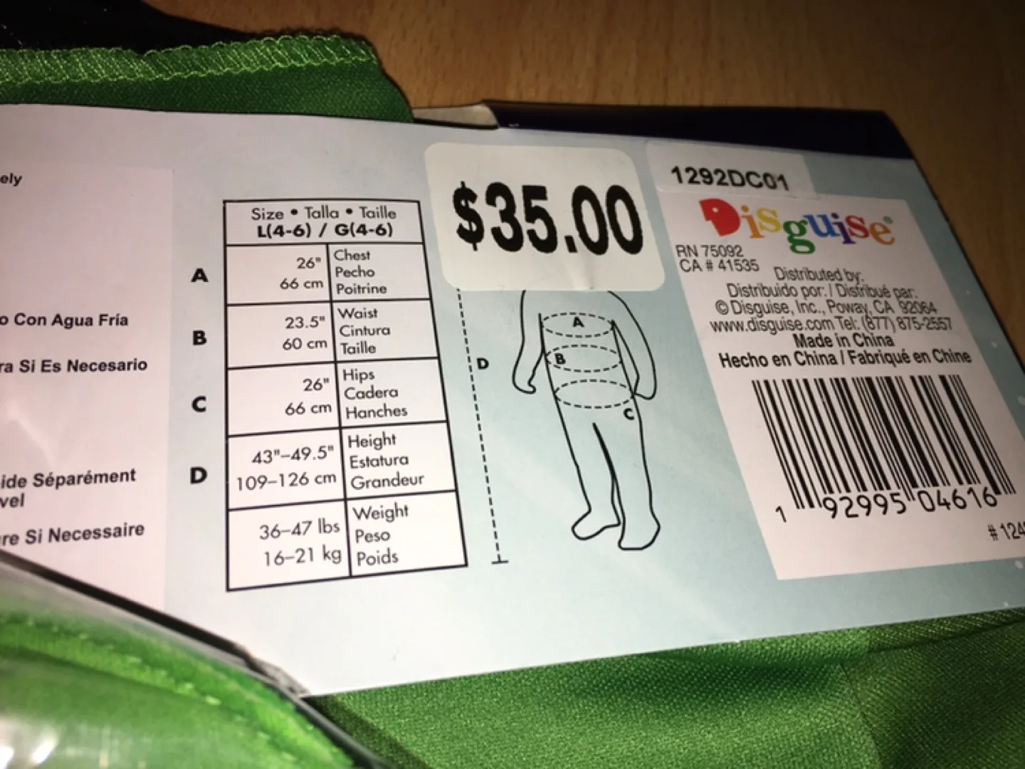 Brand New - Size L (4-6) PJ Masks Gekko Costume image indicator(5)