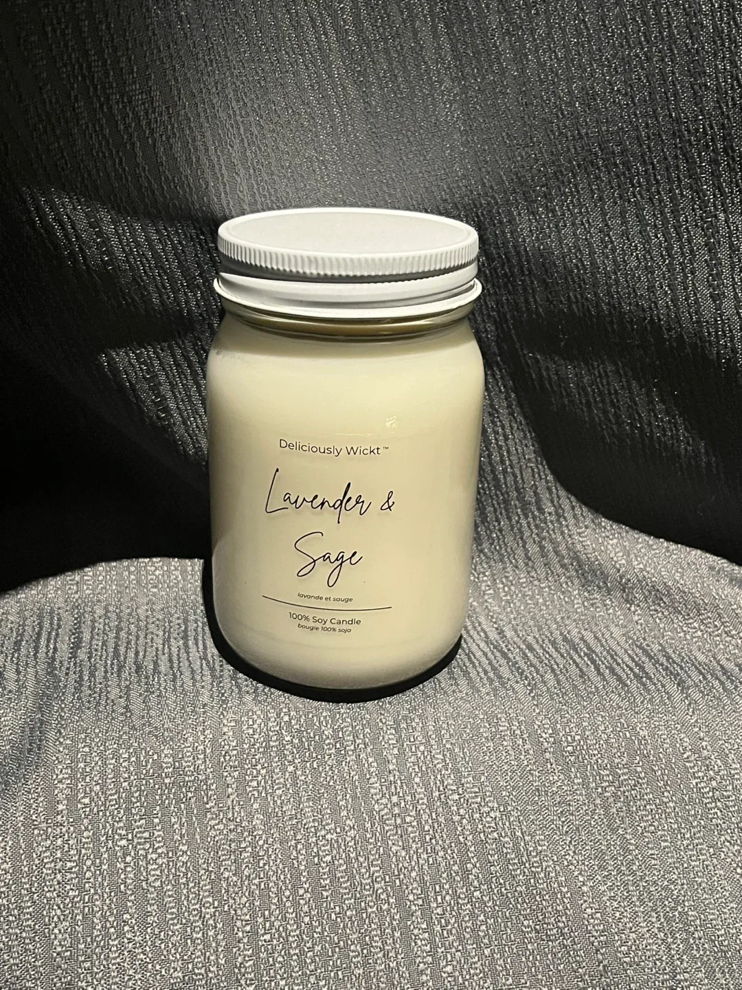 Deliciously Wickt Lavender & Sage Candle thumbnail