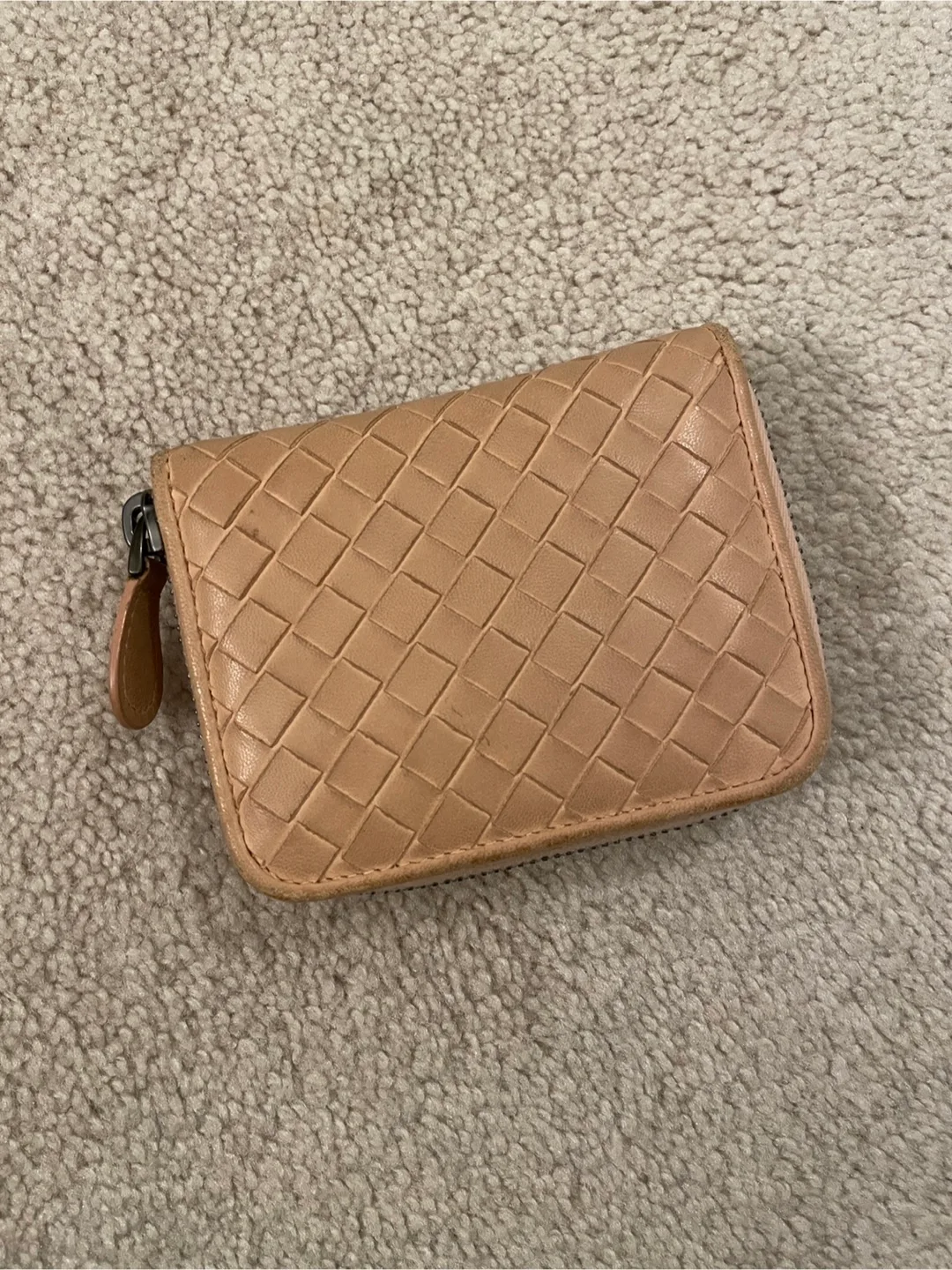 Bottega Veneta Beige Leather Wallet thumbnail