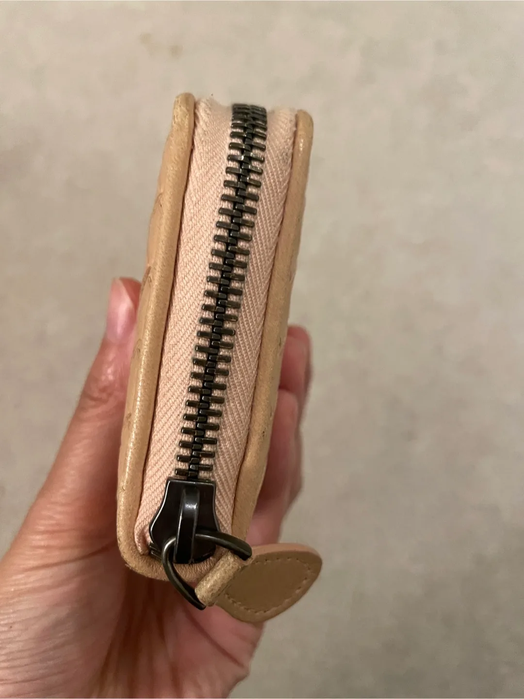 Bottega Veneta Beige Leather Wallet image indicator(4)