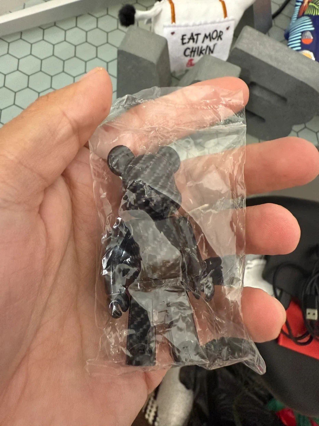 Bearbrick Carbon Fiber Ver. 100% New thumbnail