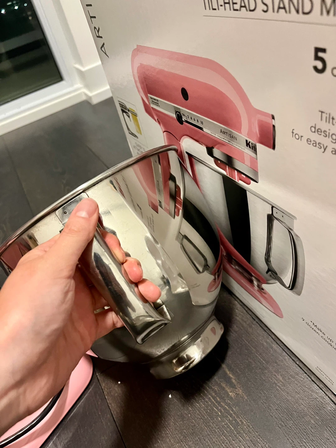 KitchenAid Artisan 5-Quart Stand Mixer (Pink) - photo 4
