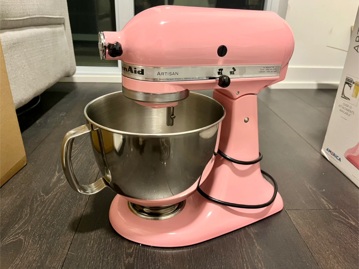 KitchenAid Artisan 5-Quart Stand Mixer (Pink) - photo 5