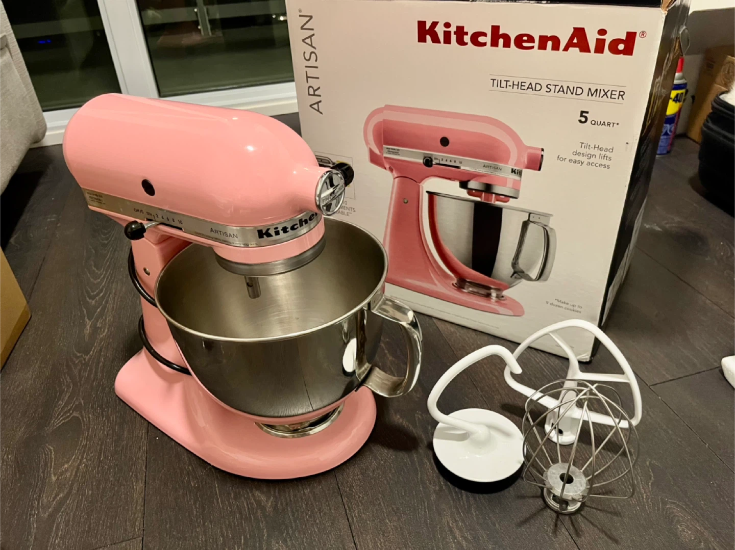 KitchenAid Artisan 5-Quart Stand Mixer (Pink)