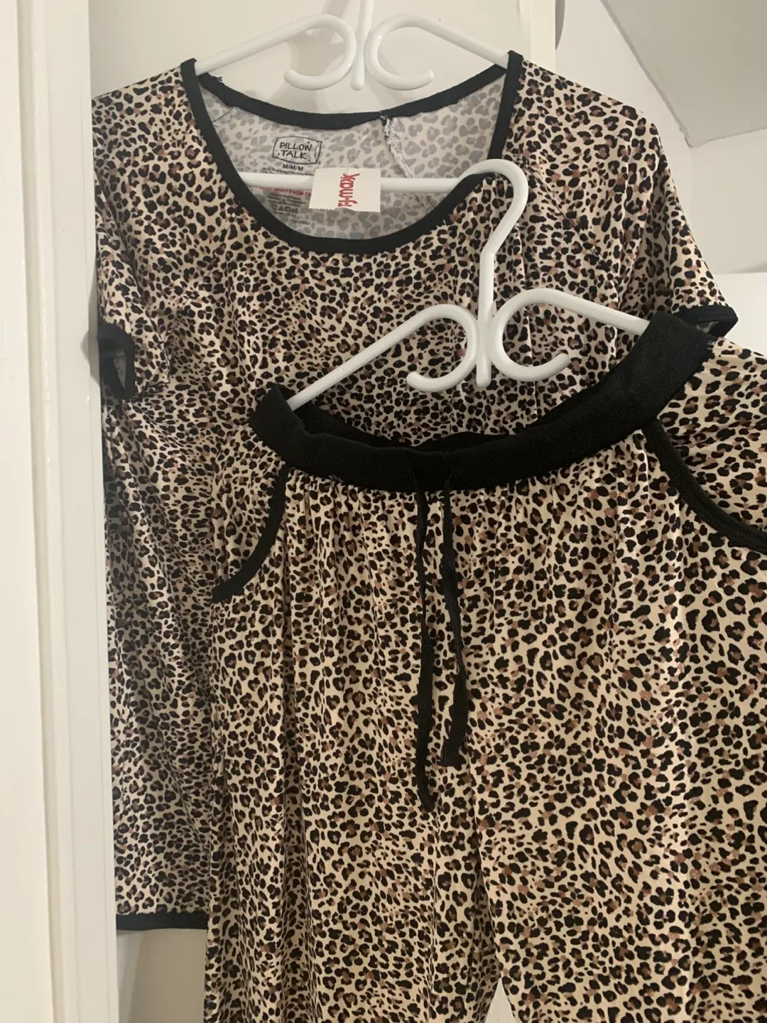 Pillow Talk Leopard Print Pajama Set thumbnail