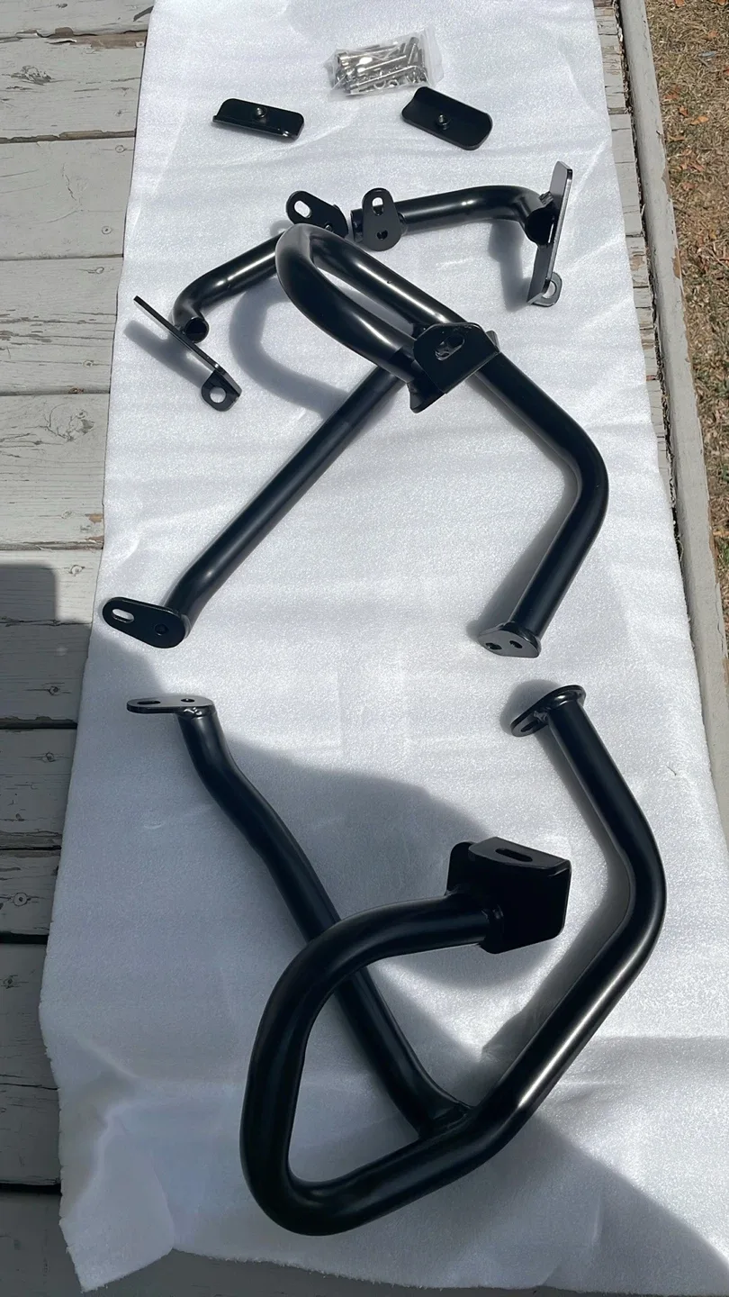 Motorcycle Engine Guard Crash Bars - Black image indicator(3)