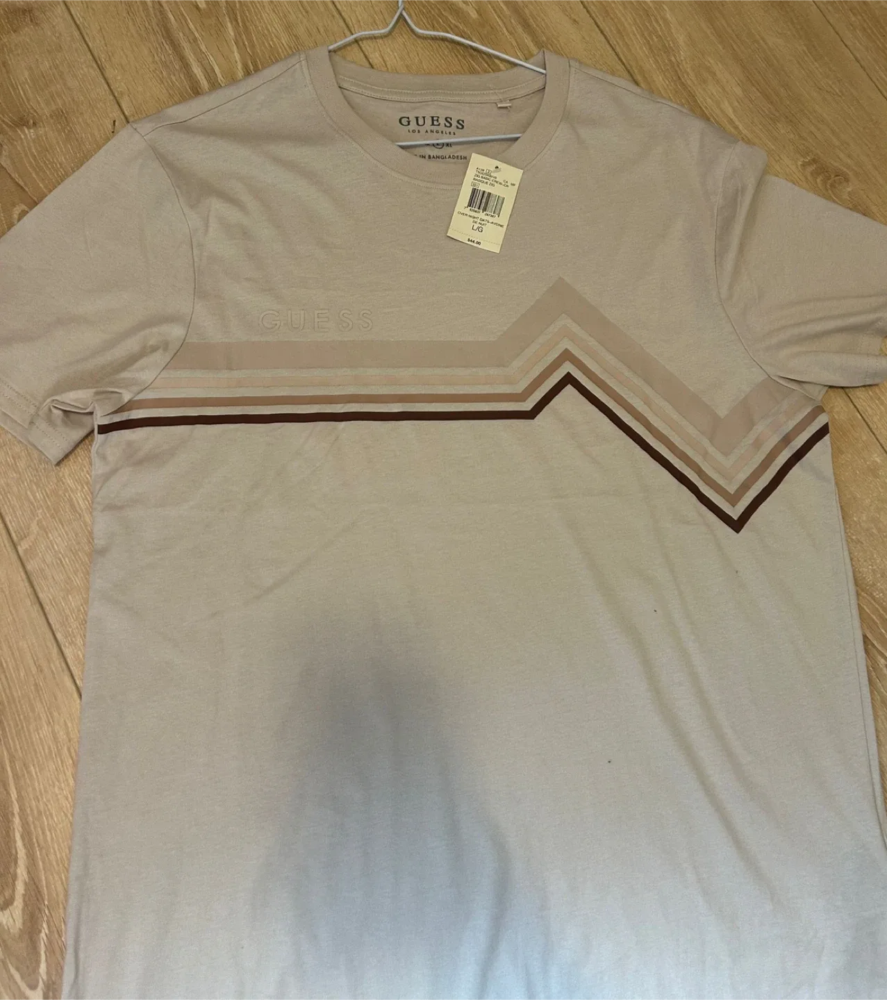 GUESS Los Angeles Zig Basic Crew T-Shirt - L thumbnail