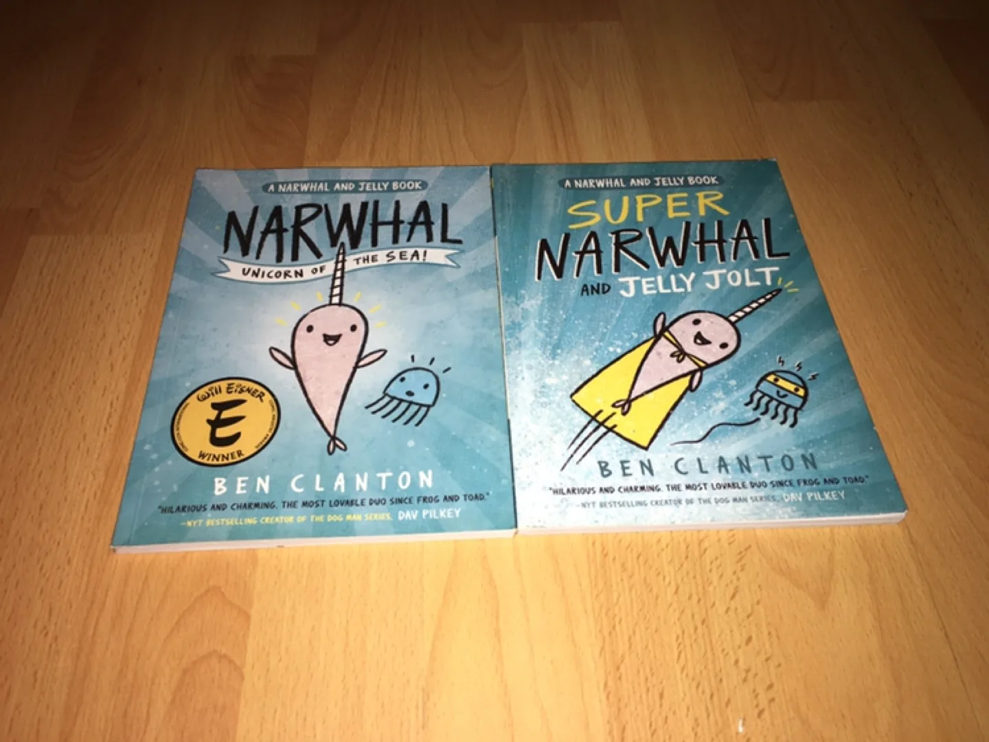 (Both books for $7) 2 Narwhal and Jelly books by Ben Clanton thumbnail