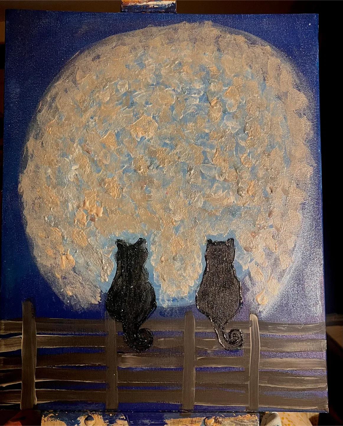 Cat Painting on Canvas thumbnail