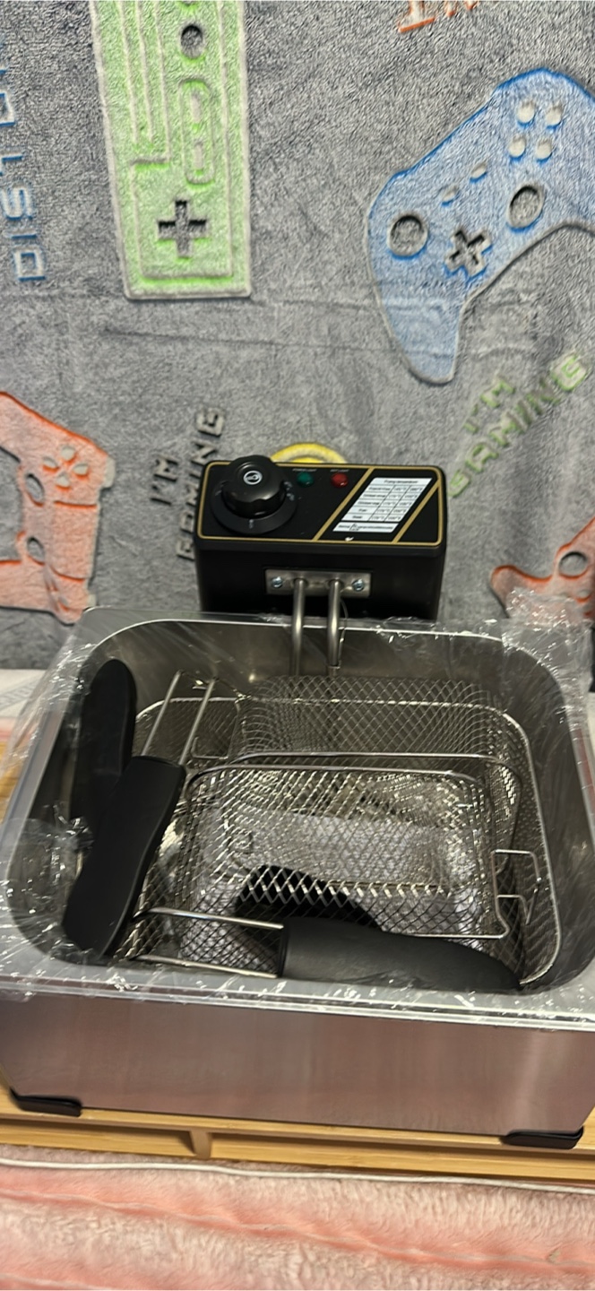 DMWD Stainless Steel Electric Deep Fryer - photo 2